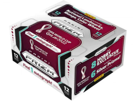 2022 Panini Prizm World Cup Soccer Hobby 12 Box Case
