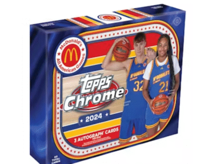 2024 Topps McDonalds All-American Chrome Basketball Hobby 12 Box Case