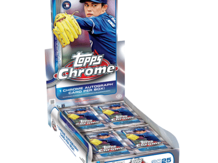 2025 Topps Chrome Baseball Hobby 12 Box Case